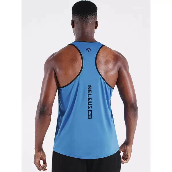 NELEUS Men's 3 Pack Running Tank Top Dry Fit Y-Back Athletic Workout Tank Tops