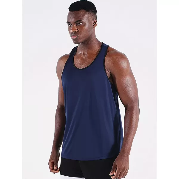 NELEUS Men's 3 Pack Running Tank Top Dry Fit Y-Back Athletic Workout Tank Tops