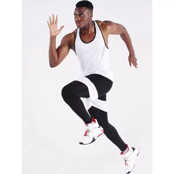 NELEUS Men's 3 Pack Running Tank Top Dry Fit Y-Back Athletic Workout Tank Tops