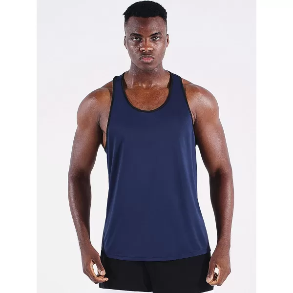 NELEUS Men's 3 Pack Running Tank Top Dry Fit Y-Back Athletic Workout Tank Tops