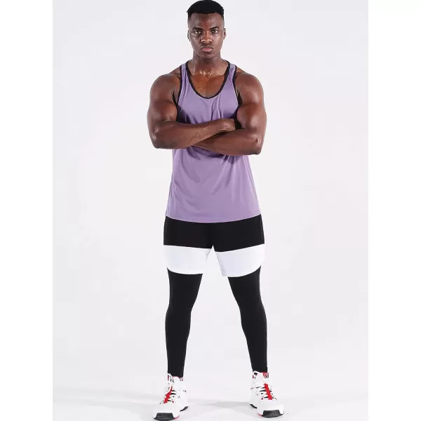NELEUS Men's 3 Pack Running Tank Top Dry Fit Y-Back Athletic Workout Tank Tops
