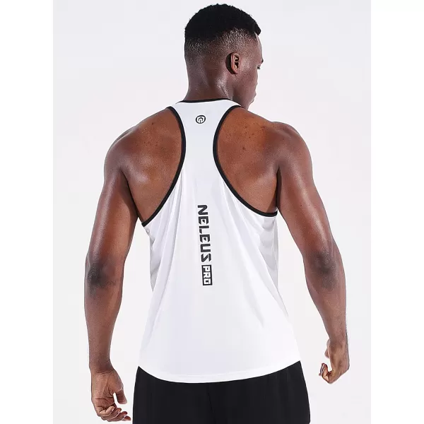 NELEUS Men's 3 Pack Running Tank Top Dry Fit Y-Back Athletic Workout Tank Tops
