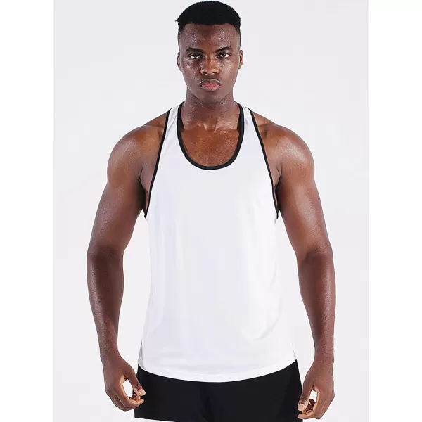 NELEUS Men's 3 Pack Running Tank Top Dry Fit Y-Back Athletic Workout Tank Tops