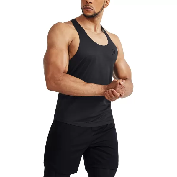 NELEUS Men's 3 Pack Workout Running Tank Top Sleeveless Gym Athletic Shirts
