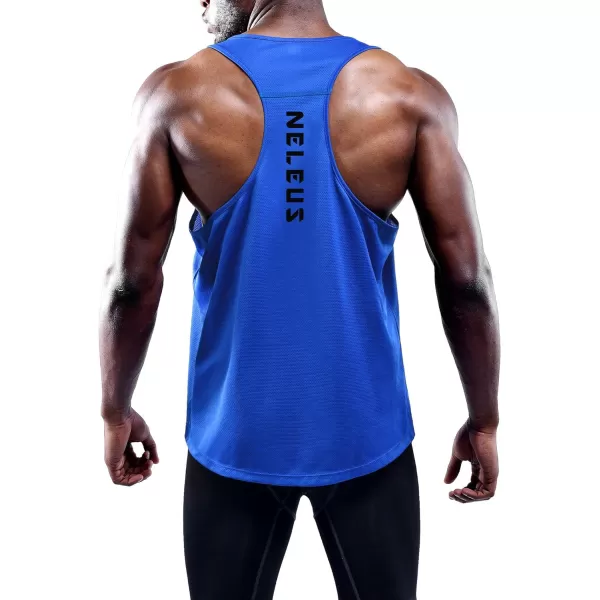 NELEUS Men's 3 Pack Workout Running Tank Top Sleeveless Gym Athletic Shirts