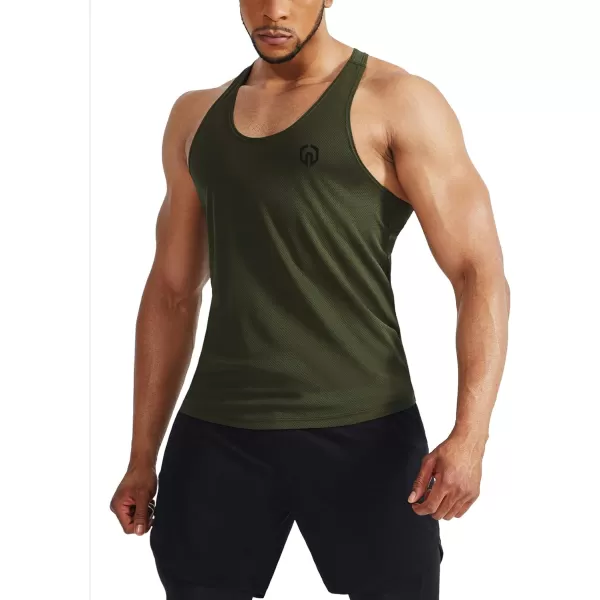 NELEUS Men's 3 Pack Workout Running Tank Top Sleeveless Gym Athletic Shirts