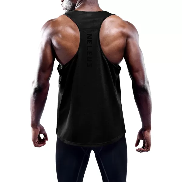 NELEUS Men's 3 Pack Workout Running Tank Top Sleeveless Gym Athletic Shirts
