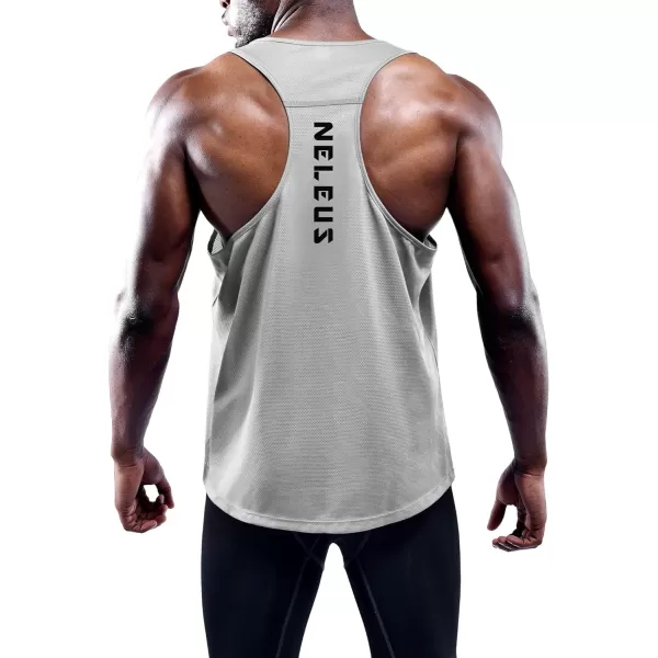 NELEUS Men's 3 Pack Workout Running Tank Top Sleeveless Gym Athletic Shirts