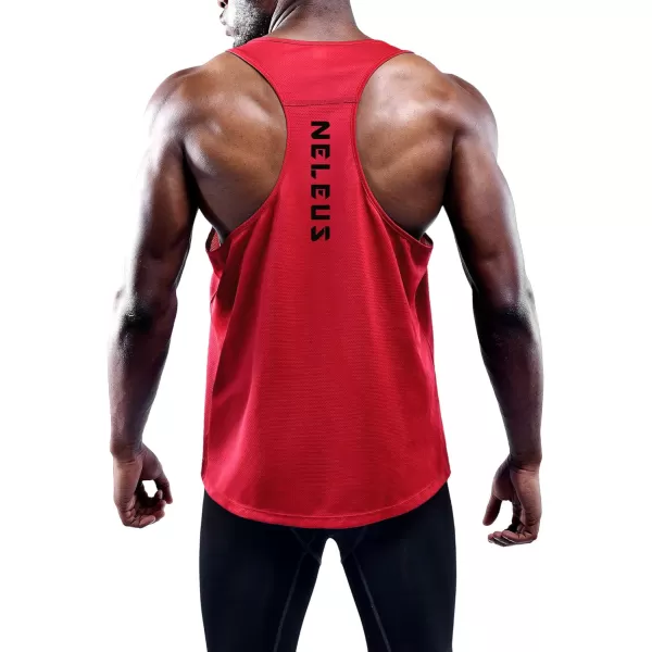 NELEUS Men's 3 Pack Workout Running Tank Top Sleeveless Gym Athletic Shirts
