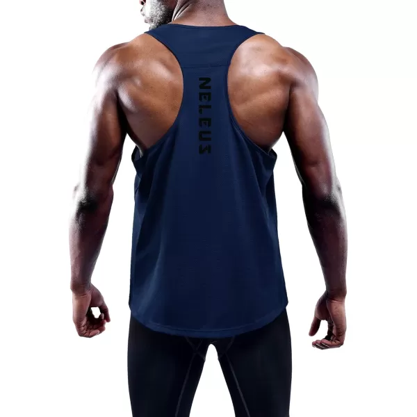 NELEUS Men's 3 Pack Workout Running Tank Top Sleeveless Gym Athletic Shirts