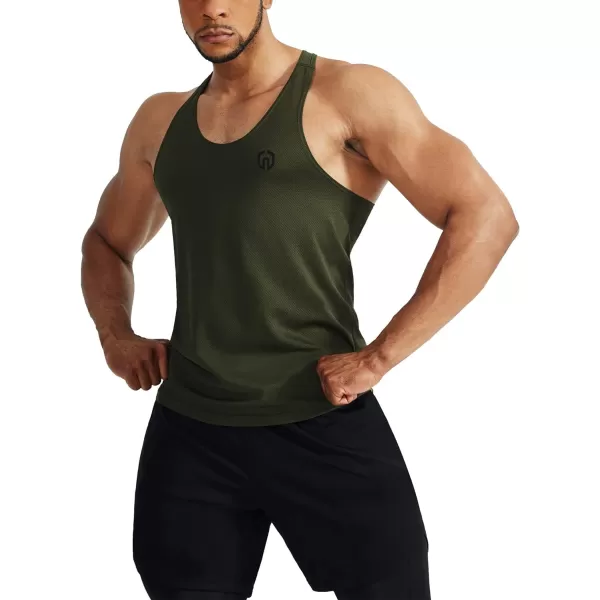 NELEUS Men's 3 Pack Workout Running Tank Top Sleeveless Gym Athletic Shirts