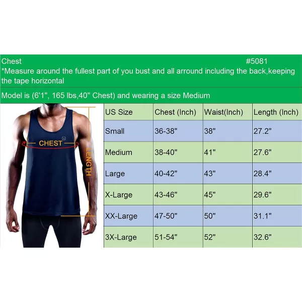 NELEUS Men's 3 Pack Workout Running Tank Top Sleeveless Gym Athletic Shirts