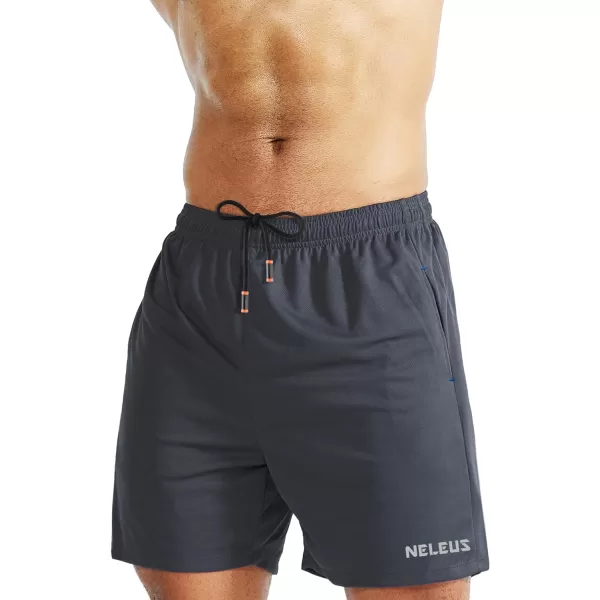 NELEUS Men's 7 inch Lightweight Workout Running Shorts with Pockets