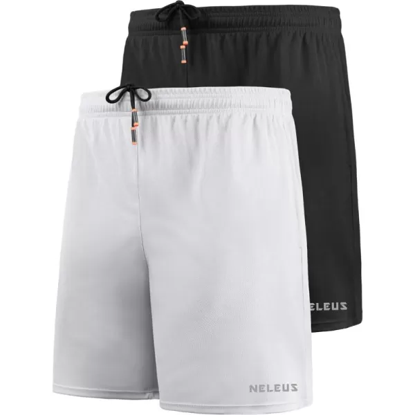 NELEUS Men's 7 inch Lightweight Workout Running Shorts with Pockets