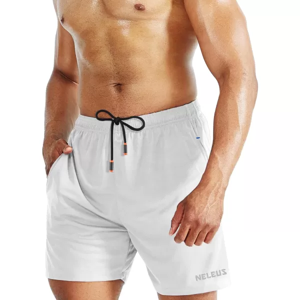NELEUS Men's 7 inch Lightweight Workout Running Shorts with Pockets