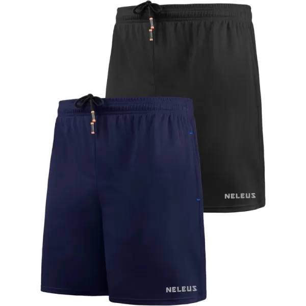 NELEUS Men's 7 inch Lightweight Workout Running Shorts with Pockets