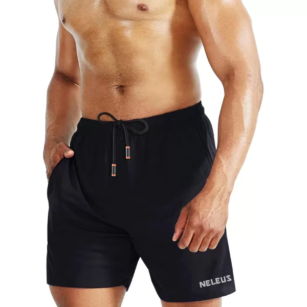 NELEUS Men's 7 inch Lightweight Workout Running Shorts with Pockets