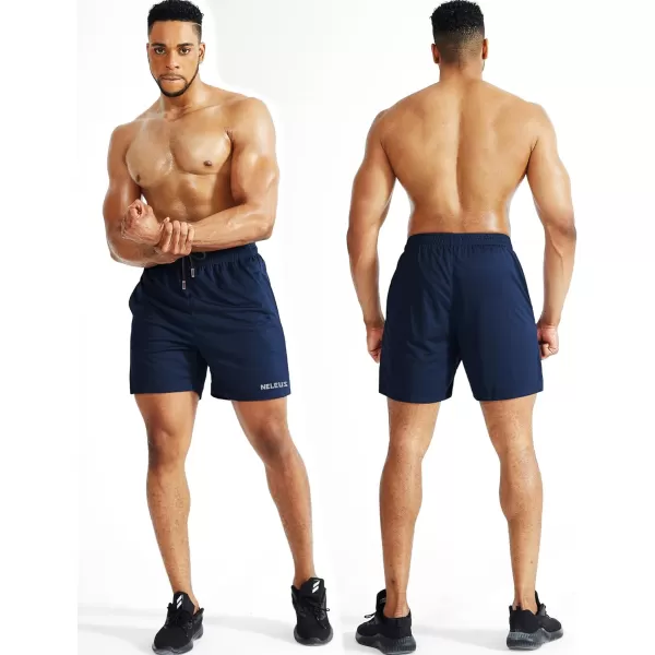 NELEUS Men's 7 inch Lightweight Workout Running Shorts with Pockets