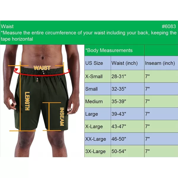 NELEUS Men's 7 inch Lightweight Workout Running Shorts with Pockets