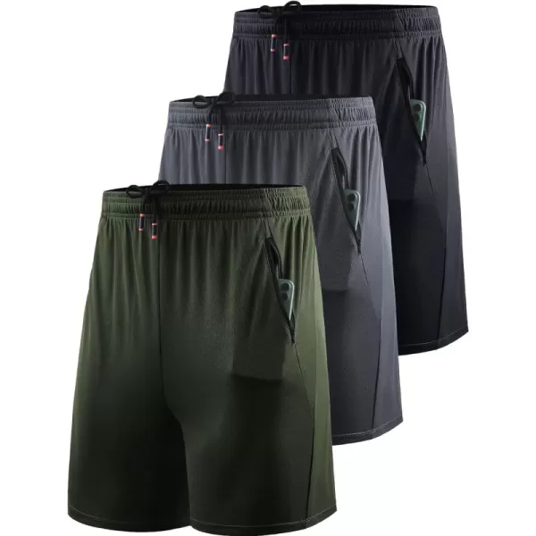 NELEUS Men's 7 inch Lightweight Workout Running Shorts with Pockets