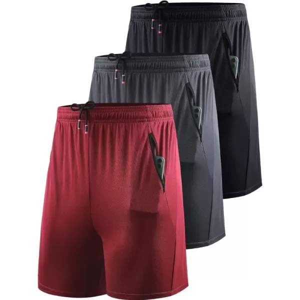 NELEUS Men's 7 inch Lightweight Workout Running Shorts with Pockets