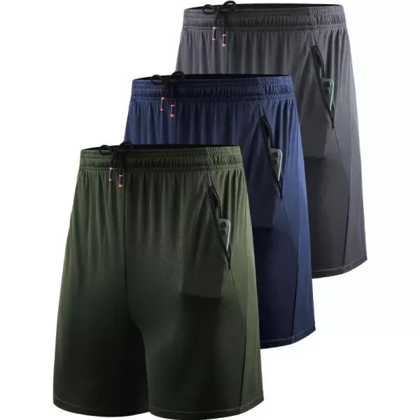 NELEUS Men's 7 inch Lightweight Workout Running Shorts with Pockets