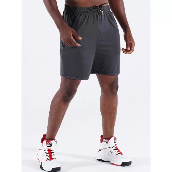 NELEUS Men's 7 inch Lightweight Workout Running Shorts with Pockets