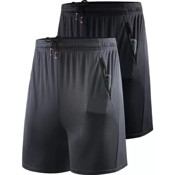 NELEUS Men's 7 inch Lightweight Workout Running Shorts with Pockets