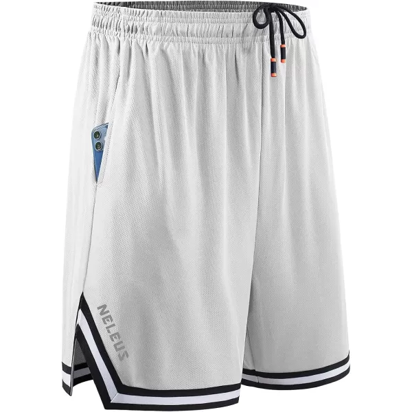 NELEUS Men's 7 inch Lightweight Workout Running Shorts with Pockets