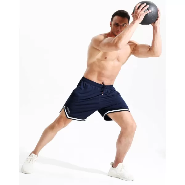 NELEUS Men's 7 inch Lightweight Workout Running Shorts with Pockets