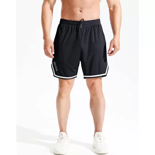 NELEUS Men's 7 inch Lightweight Workout Running Shorts with Pockets