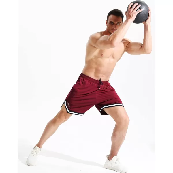 NELEUS Men's 7 inch Lightweight Workout Running Shorts with Pockets