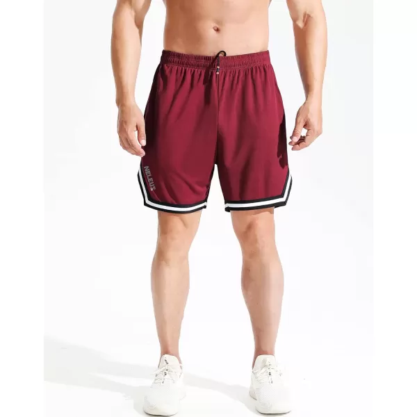 NELEUS Men's 7 inch Lightweight Workout Running Shorts with Pockets
