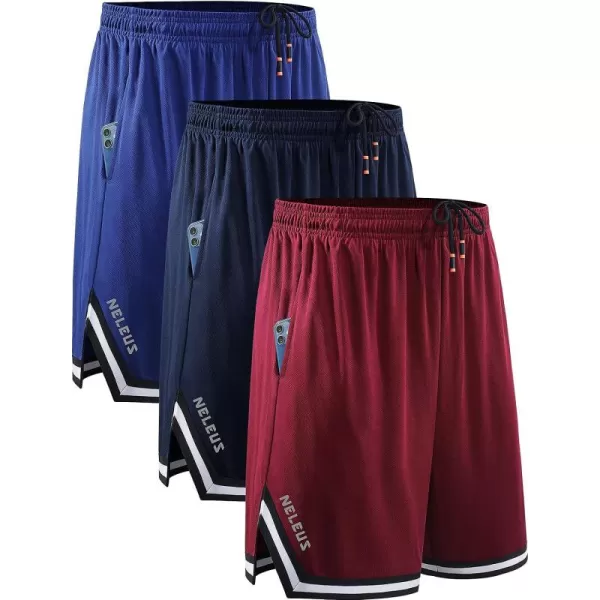 NELEUS Men's 7 inch Lightweight Workout Running Shorts with Pockets