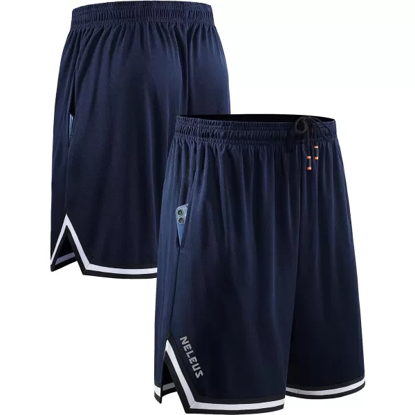 NELEUS Men's 7 inch Lightweight Workout Running Shorts with Pockets