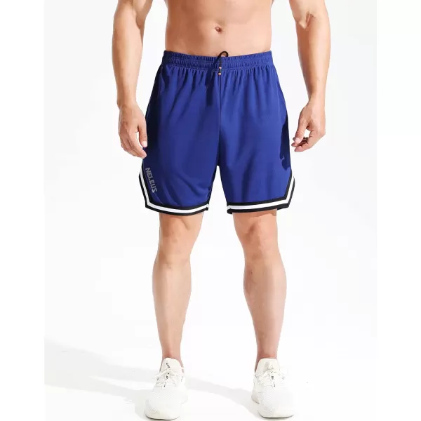 NELEUS Men's 7 inch Lightweight Workout Running Shorts with Pockets