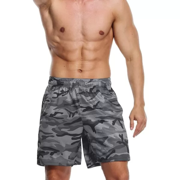 NELEUS Men's 7 inch Running Shorts Athletic Gym Workout Shorts with Pockets