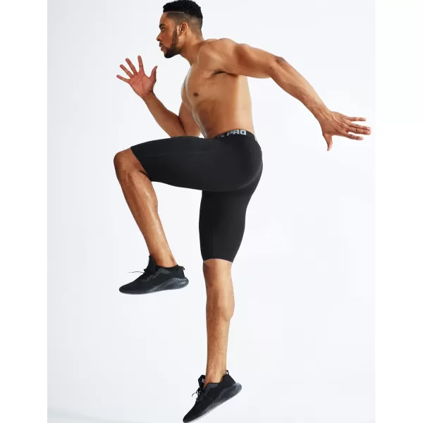 NELEUS Men's Compression Short with Pocket Dry Fit Yoga Running Shorts Pack of 3