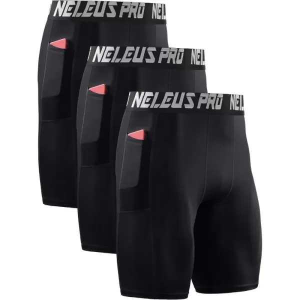 6063 Black/Black/Black,3 Pack