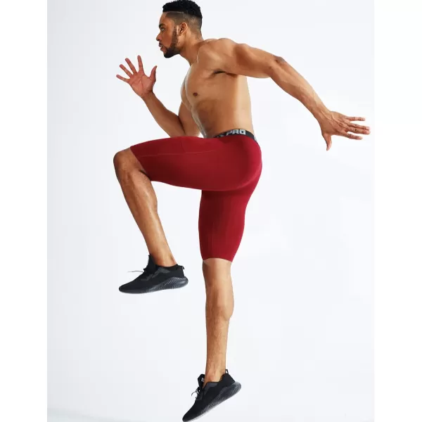 NELEUS Men's Compression Short with Pocket Dry Fit Yoga Running Shorts Pack of 3
