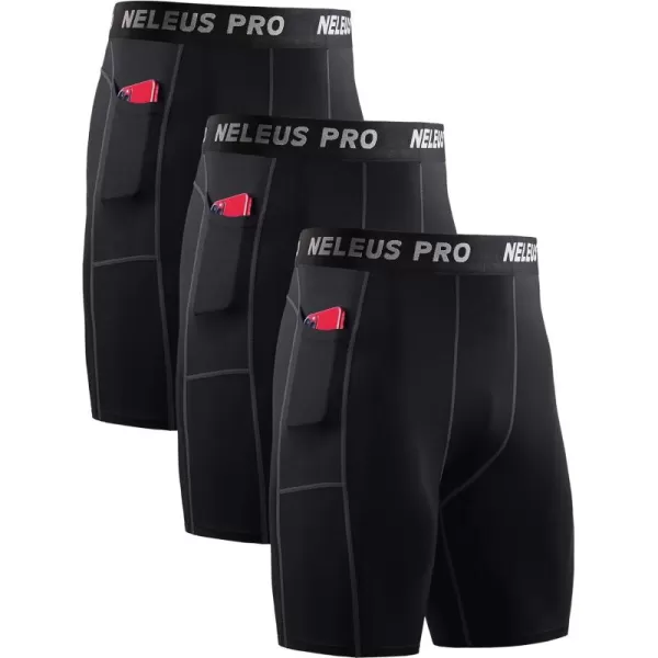 6081 Black/Black/Black,3 Pack