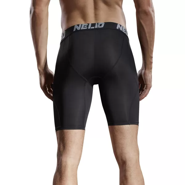 NELEUS Men's Compression Shorts Pack of 3