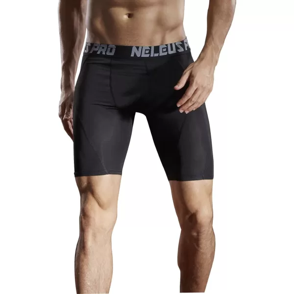 NELEUS Men's Compression Shorts Pack of 3