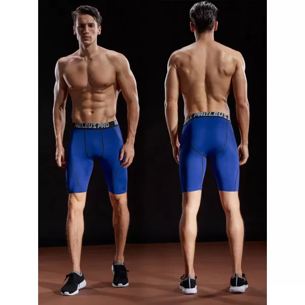NELEUS Men's Compression Shorts Pack of 3