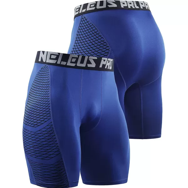 NELEUS Men's Compression Shorts Pack of 3