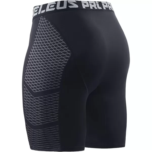 NELEUS Men's Compression Shorts Pack of 3