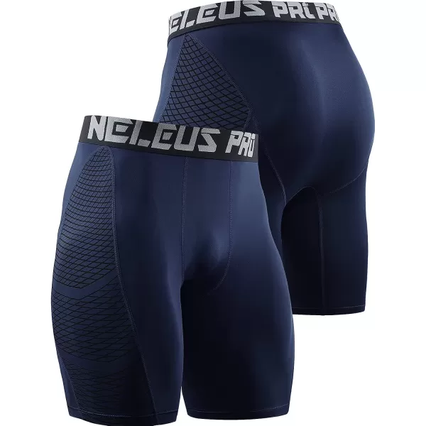 NELEUS Men's Compression Shorts Pack of 3