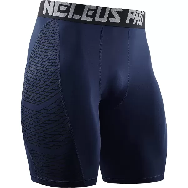 NELEUS Men's Compression Shorts Pack of 3
