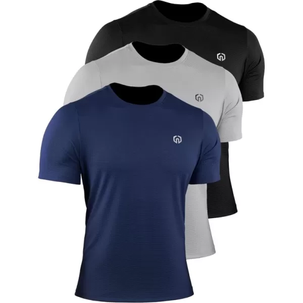 NELEUS Men's Dry Fit Athletic Running Shirt