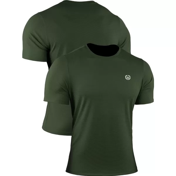 NELEUS Men's Dry Fit Athletic Running Shirt